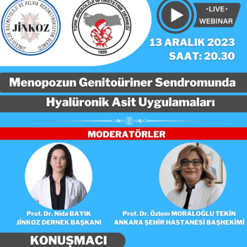 Menopozun Genitoüriner Sendromunda Hyalüronik Asit Uygulamaları